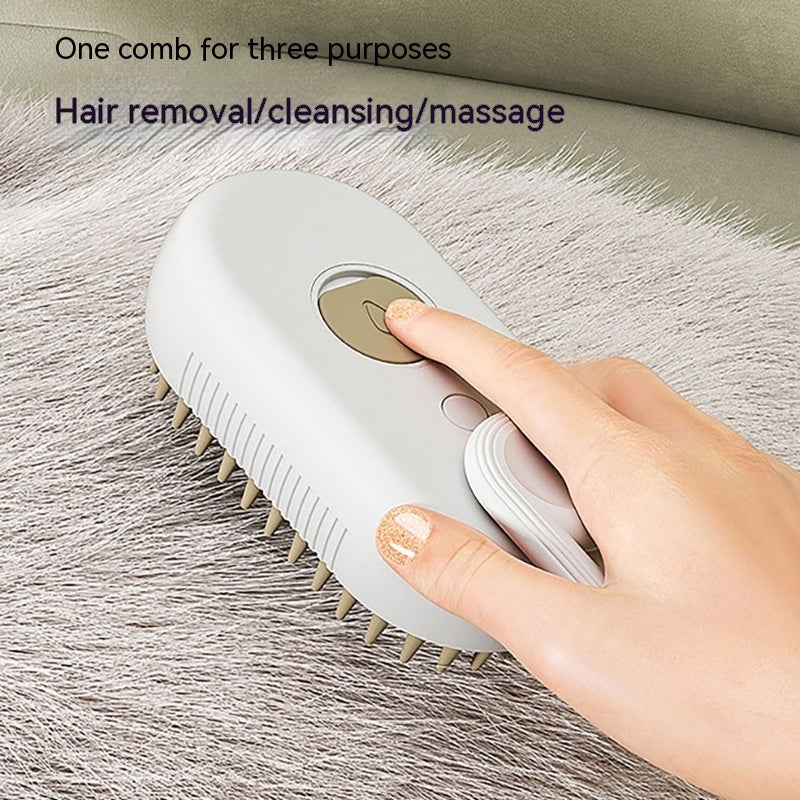 Cat and Dog Steam Brush Steamy Dog Brush 3 In 1 Electric Spray Cat Hair Brushes For Massage Pet Grooming Comb Hair Removal Combs Pet Products
