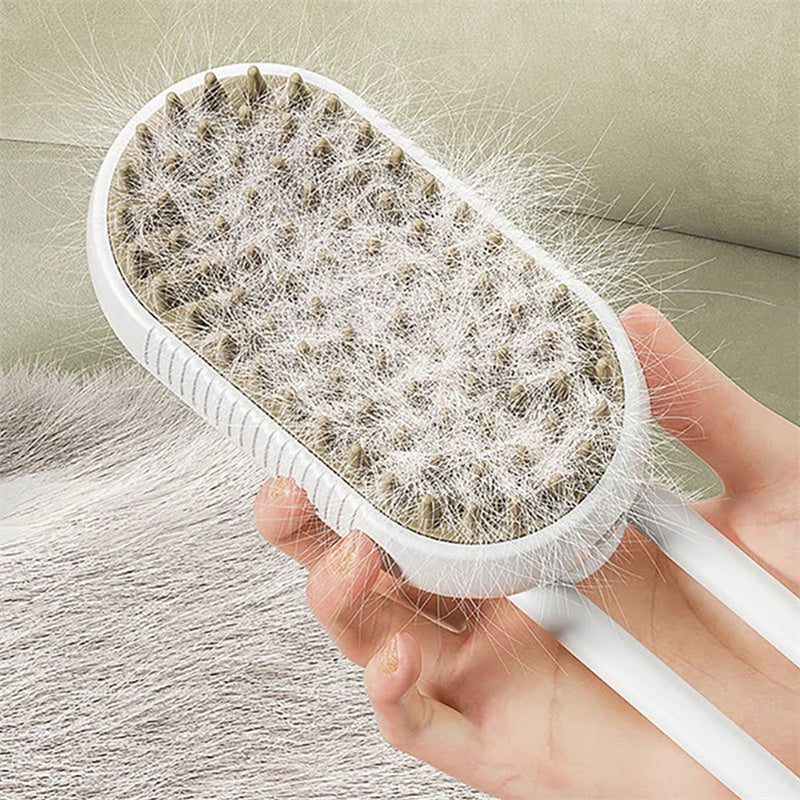 Cat and Dog Steam Brush Steamy Dog Brush 3 In 1 Electric Spray Cat Hair Brushes For Massage Pet Grooming Comb Hair Removal Combs Pet Products